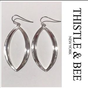Thistle & Bee Silver Earrings